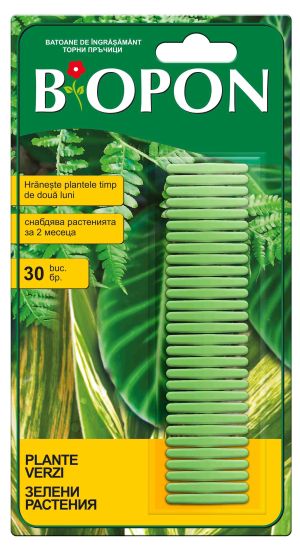Ingrasamant Plante Verzi Sticks Biopon, 30 buc-1